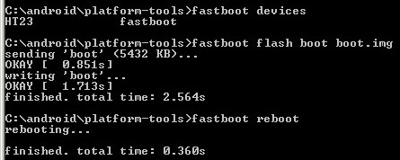 fastboot reboot boot.img