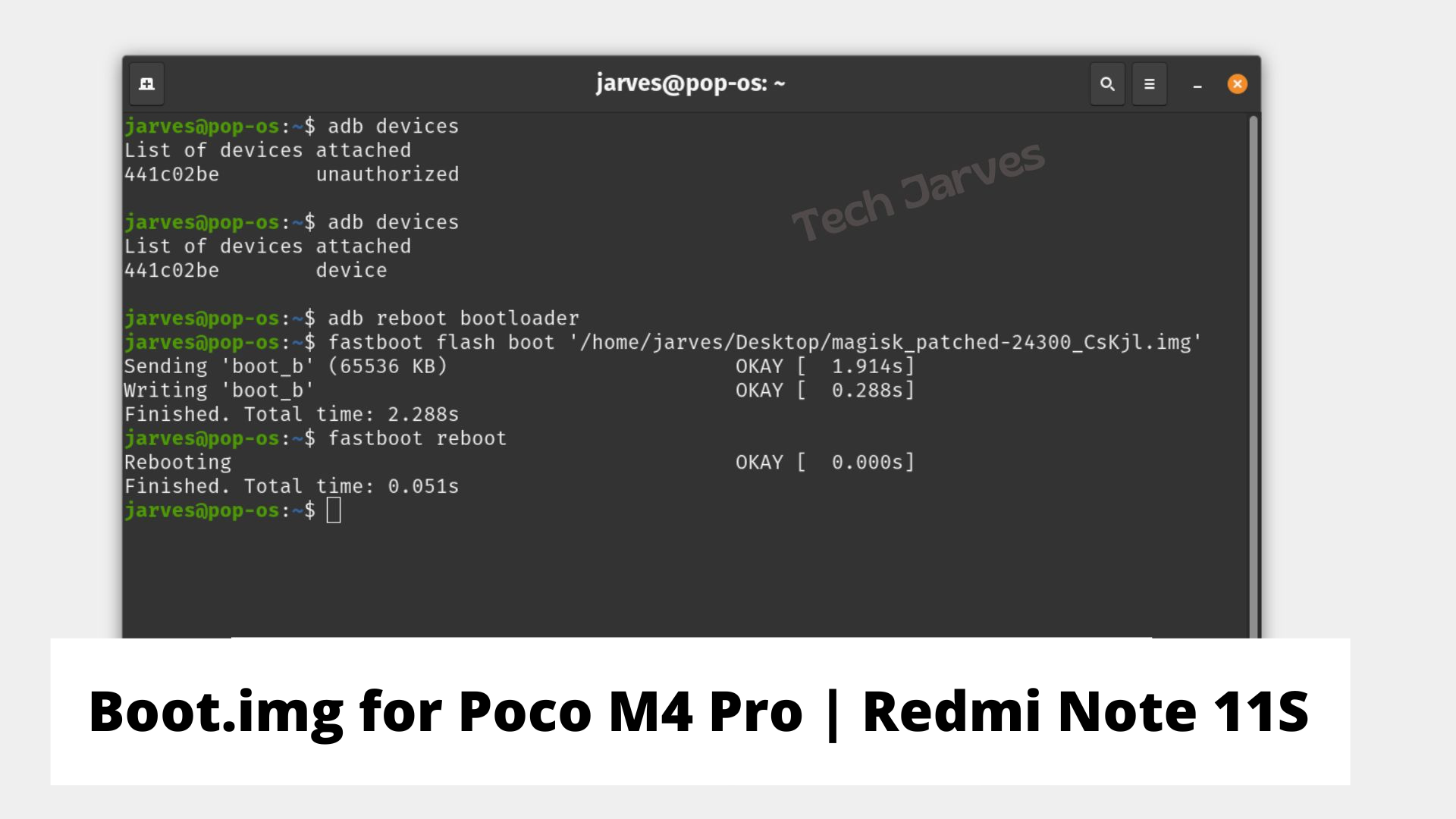 Boot.img for Poco M4 Pro Redmi Note 11S